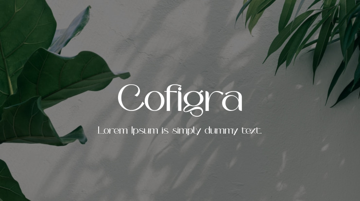 Cofigra Font