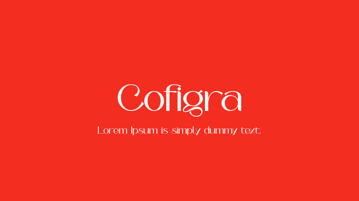 Cofigra Font
