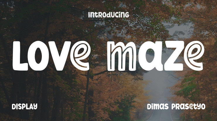 Love Maze Font