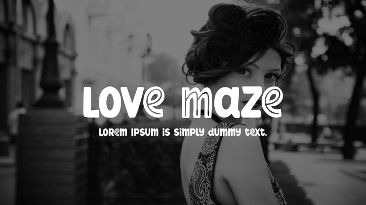 Love Maze Font