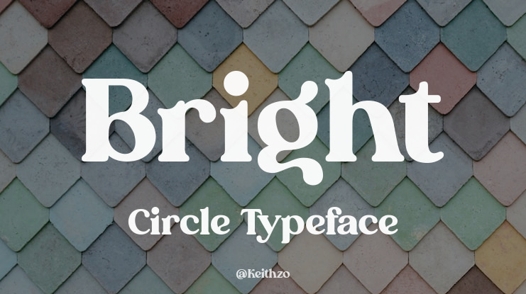 Bright Circle Font