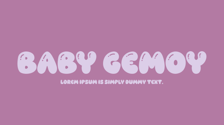 Baby Gemoy Font