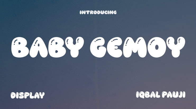 Baby Gemoy Font