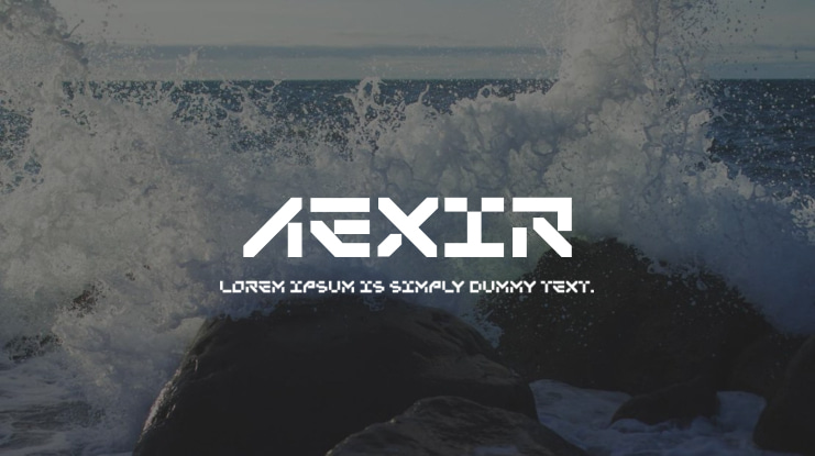 Aexir Font