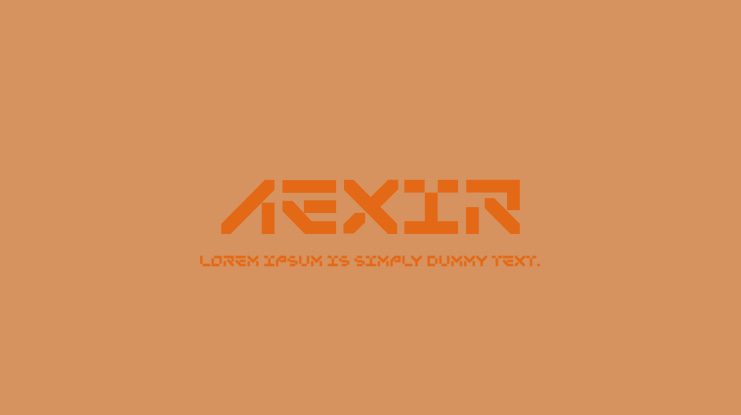 Aexir Font