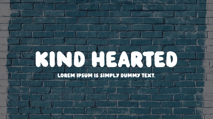 Kind Hearted Font