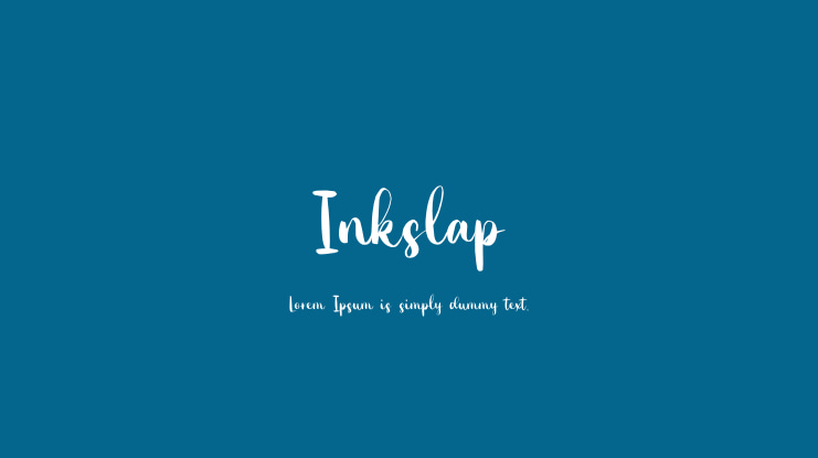 Inkslap Font