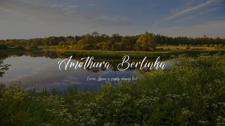 Amothura Berlinka Font