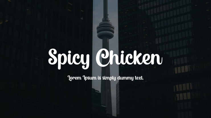 Spicy Chicken Font