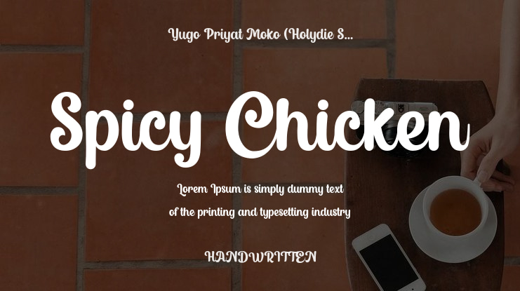 Spicy Chicken Font