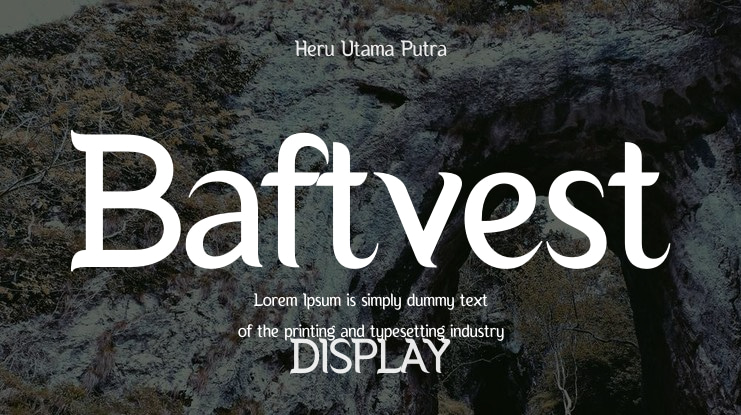 Baftvest Font