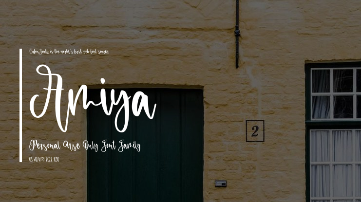 Amiya Personal Use Only Font