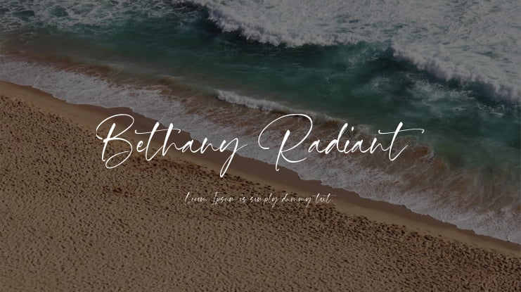 Bethany Radiant Font