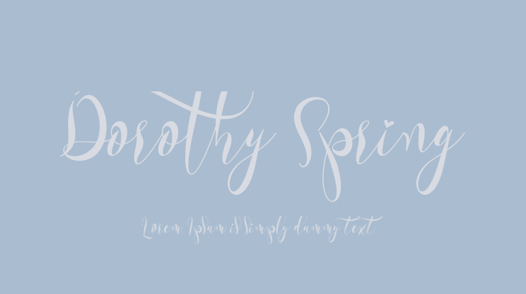 Dorothy Spring Font