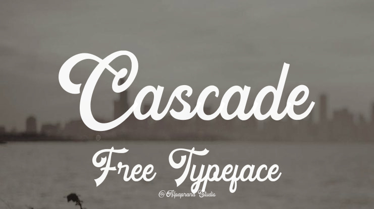 Cascade Free Font