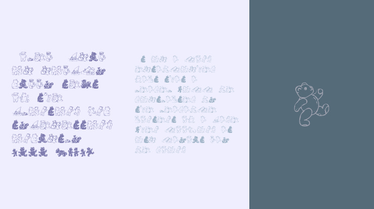 WW Beary Special Font