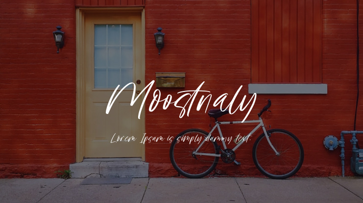 Moostnaly Font