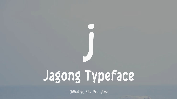 j Jagong Font