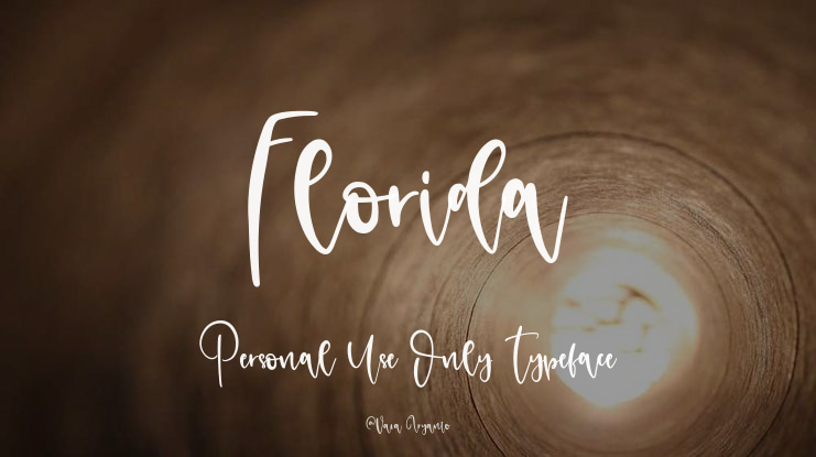 Florida Personal Use Only Font
