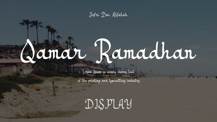 Qamar Ramadhan Font