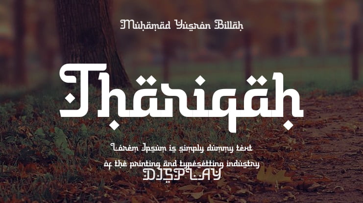 Thariqah Font