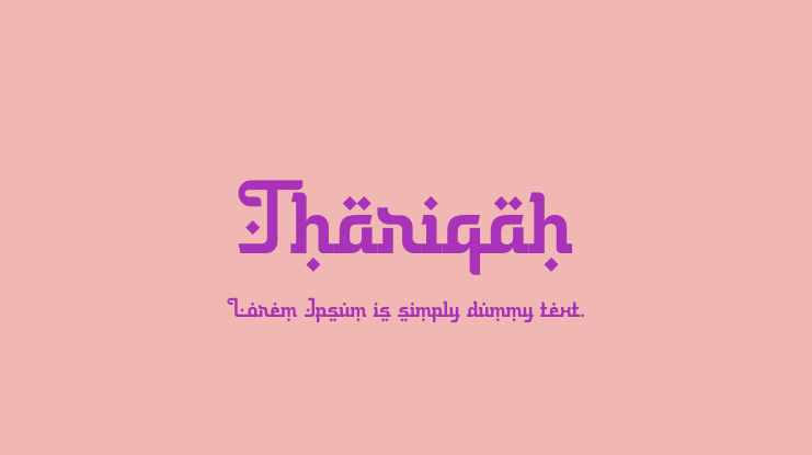 Thariqah Font