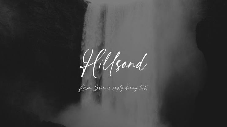 Hillsand Font