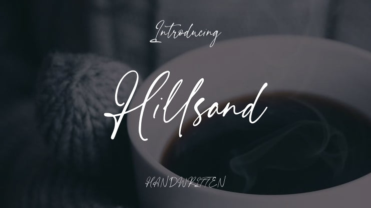 Hillsand Font