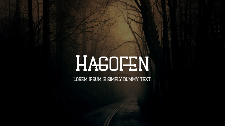 Hagofen Font