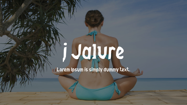 j Jalure Font