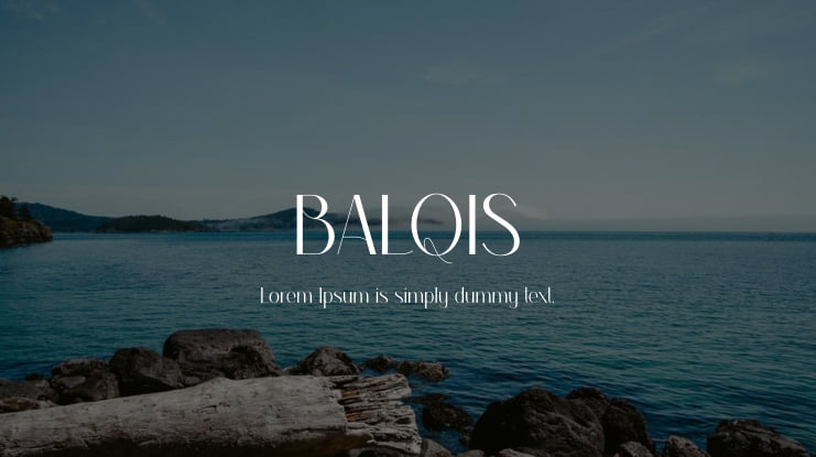 BALQIS Font