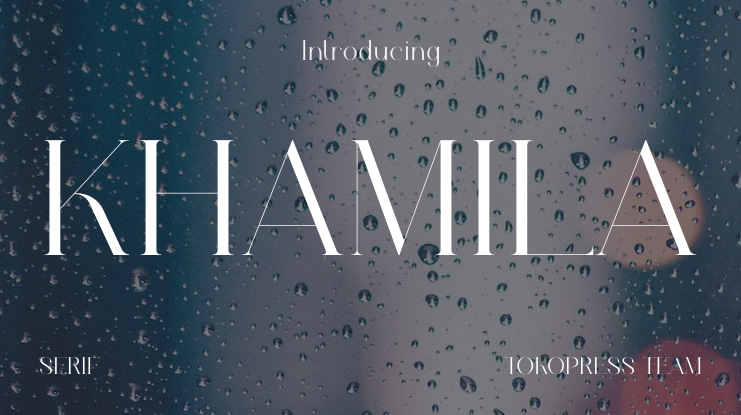 KHAMILA Font