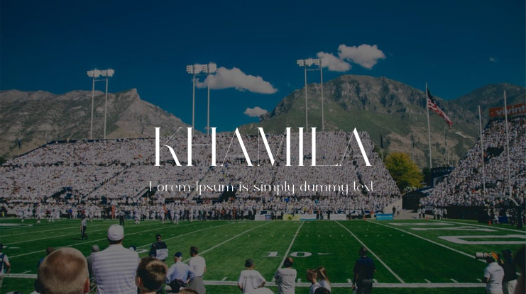 KHAMILA Font
