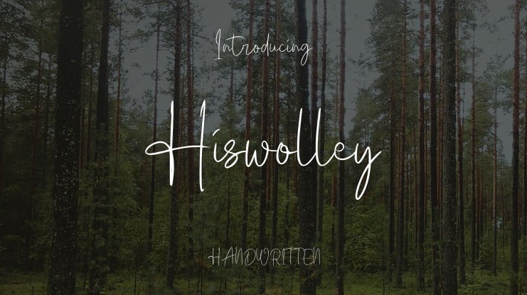 Hiswolley Font