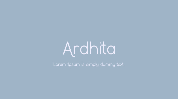 Ardhita Font
