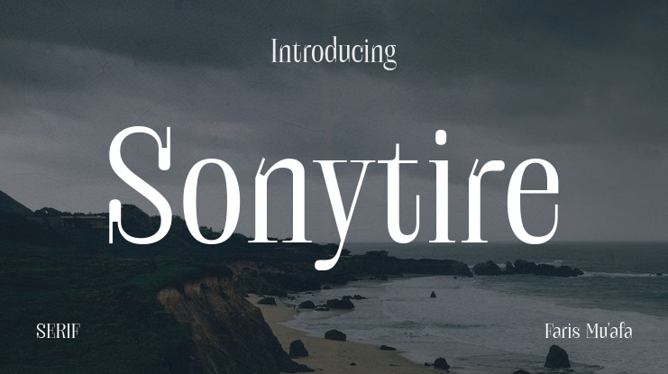 Sonytire Font