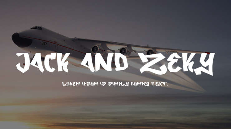 Jack and Zeky Font