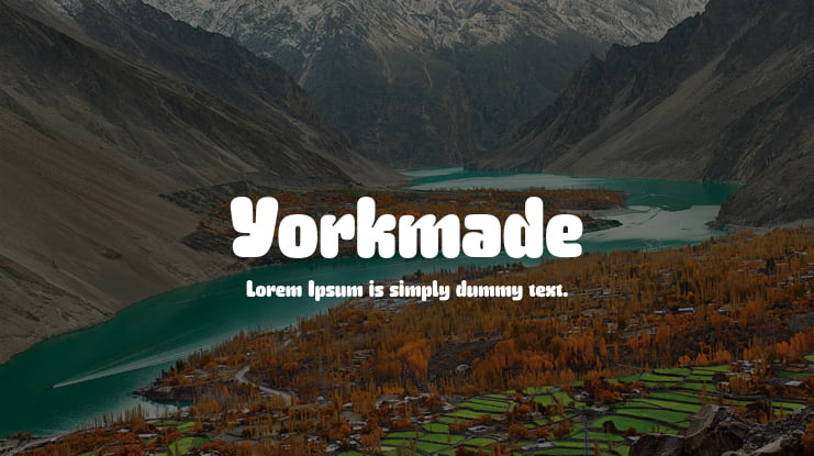 Yorkmade Font