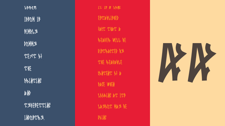 Skinny Street Font Family