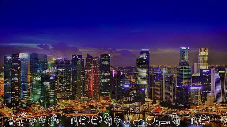 Happy Offsprings of Plankton Font