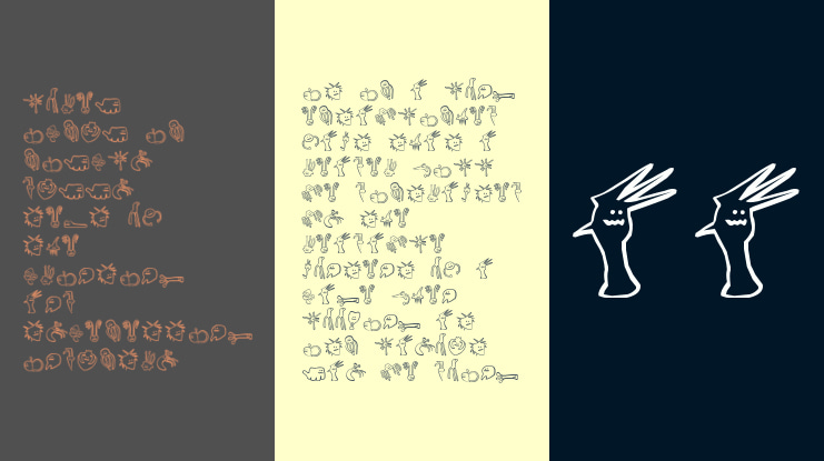 Happy Offsprings of Plankton Font