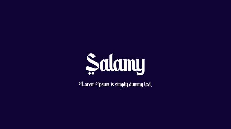 Salamy Font