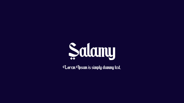Salamy Font