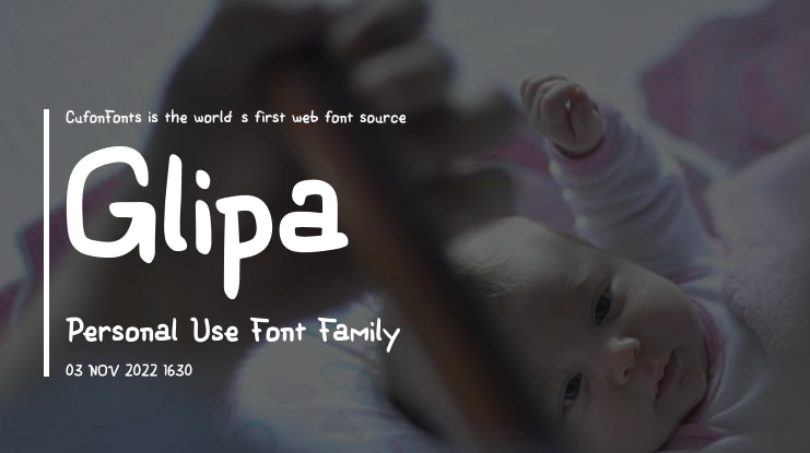 Glipa Personal Use Font