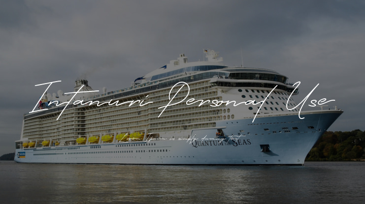 Intanuri Personal Use Font