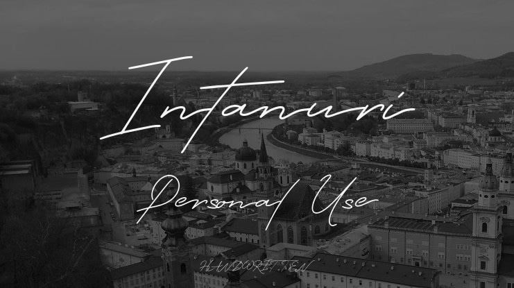Intanuri Personal Use Font