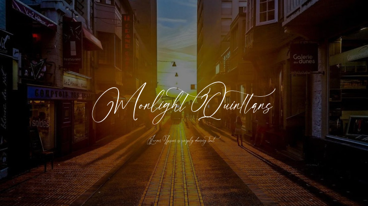 Monlight Quinttans Font