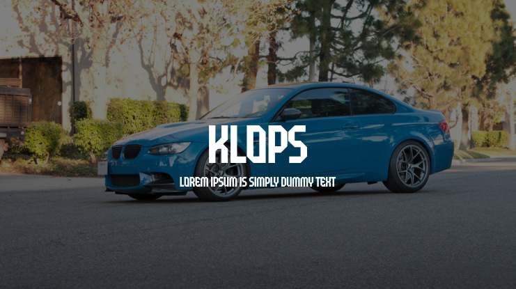 Klops Font Family