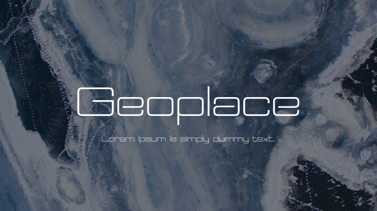 Geoplace Font Family