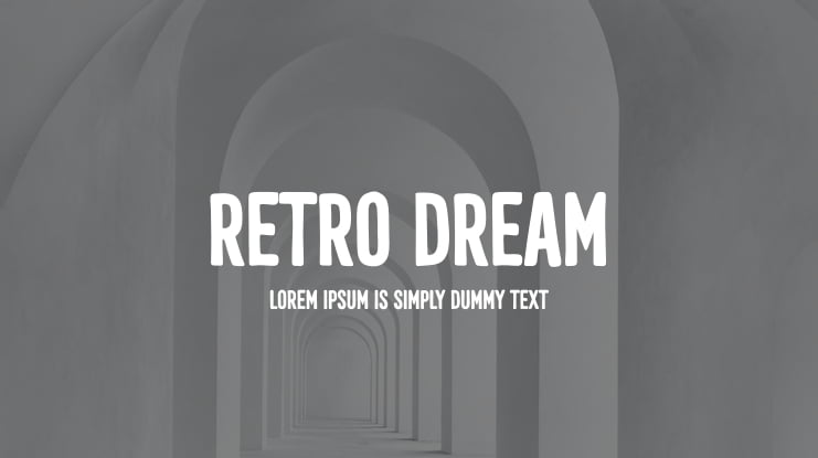 Retro Dream Font Family